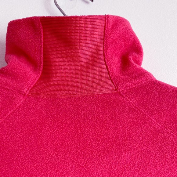 Columbia NWOT Women's Light Weight Fleece, Half Zip Pull Over, Pink, Size Medium - Picture 9 of 10